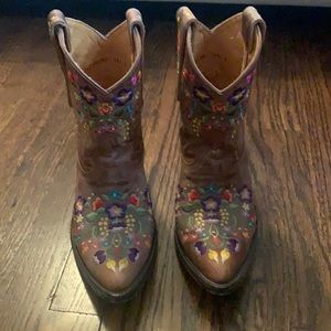Old gringo embroidered cowboy boots 7.5